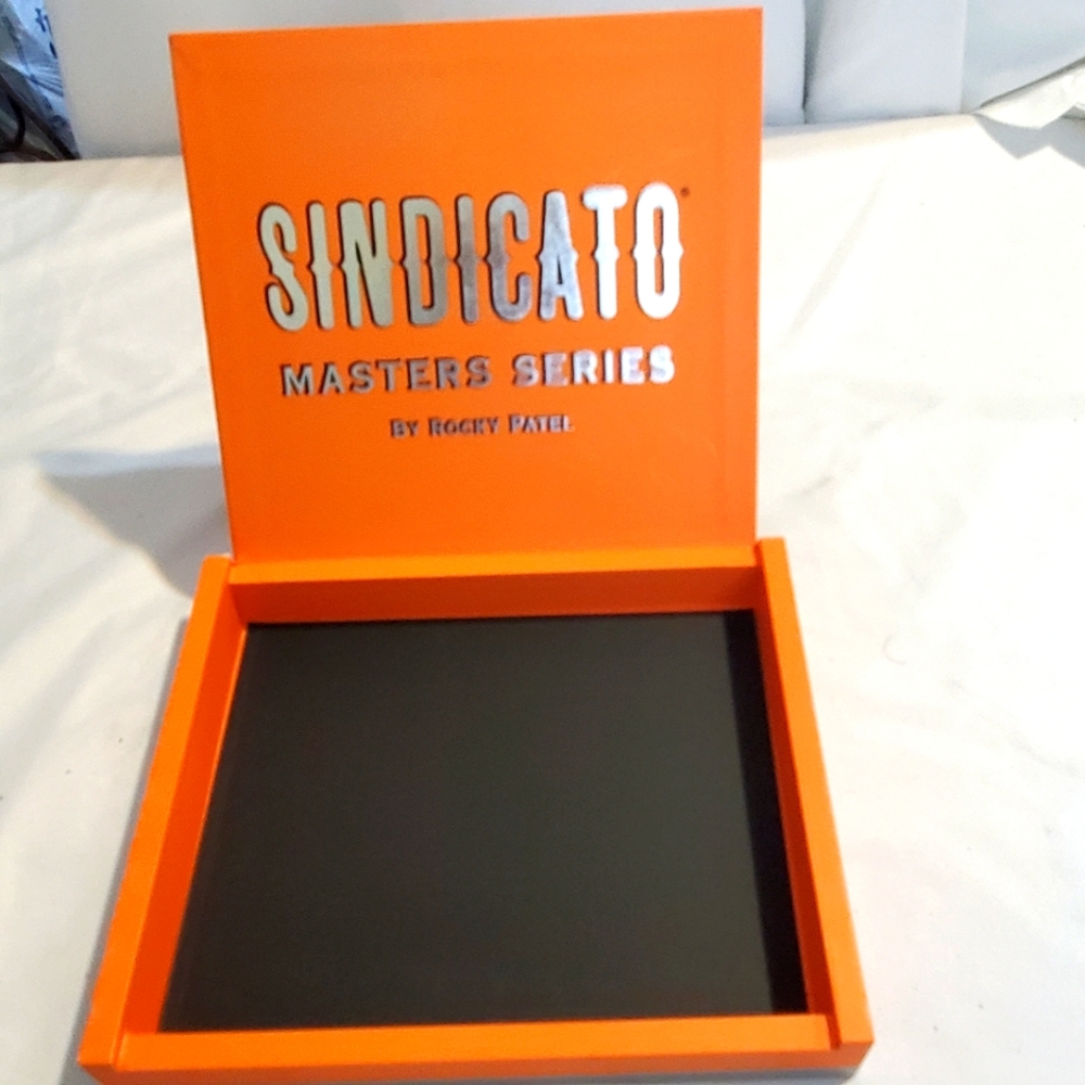 Empty Cigar Box Sindicato Master Series by Rocky Patel 7.5"X8.7.5"X7.5"1" Toro